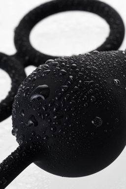 Анальная пробка Erotist с эрекционным кольцом, силикон, черная, 20 см, 3 см  фото 8