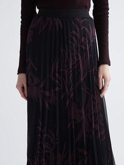 Beli Lastikli Desenli Pileli ?ifon Etek