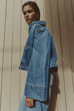 CAZADORA Z1975 DENIM CORTA / Azul medio - Zara фото 9