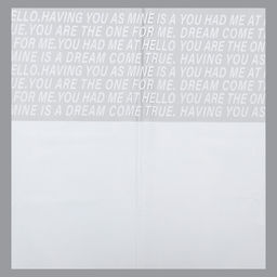 Цена за 20 шт. Пленка для цветов матовая, Письмо прозрачное, 58х58см, белый - UPAK LAND фото 3