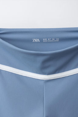 LEGGING CAPRI VIVOS CONTRASTE / Azul lavado - Zara фото 4