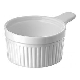 Горшочек для запекания с ручкой Walmer Classic, 0.1 л, цвет белый