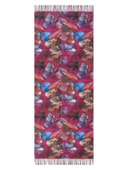 Палантин жен. виск+шерсть 72х180 LDR33-007-10