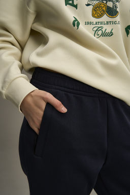 Брюки трикотажные Темно-синий