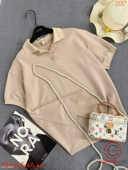 Футболка женская однотонная