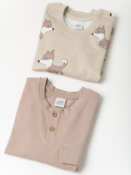 Лонгслив детский, песочный, 698