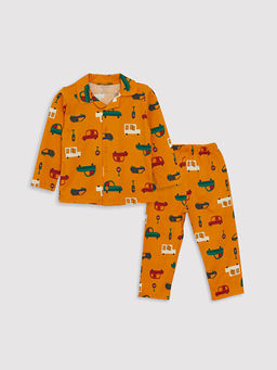 Polo Yaka Erkek Bebek Pijama Tak?m?