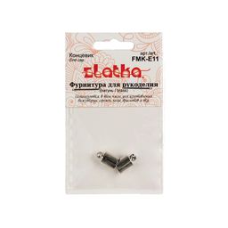 Zlatka Концевик FMK-E11 6 х 10 мм 5 х 2 шт 02 под золото  фото 3