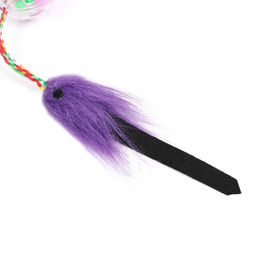 Дразнилка-удочка с шар-погремушкой и хвостиком, 49 см, микс цветов - Пижон фото 5