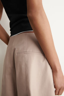 PANTAL?N CROPPED DE ALGOD?N BARREL LEG - H&m фото 4