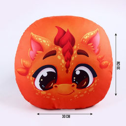 Подушка круглая Дракоша, оранжевый - Mni mnu фото 2