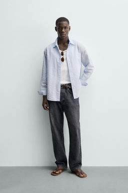 CAMISA REGULAR FIT RAYAS / rayas - Zara фото 9