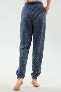 Брюки женские из кулирки на резинке антрацитовый - Амадэль фото 6