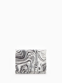 Кошелёк женский на кнопке, 10?1.5?8 см, с принтом, розовый