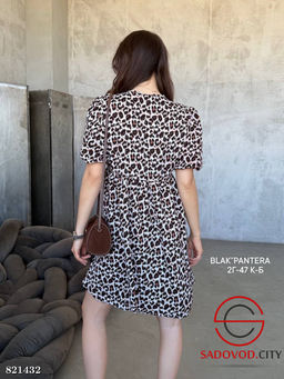 Платье женское с леопардовым принтом - Bruno фото 4