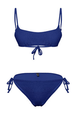 TRENDYOLMILLA Saks Bralette Normal Bel Regular Bikini Tak?m? TBESS25BT00103  фото 21