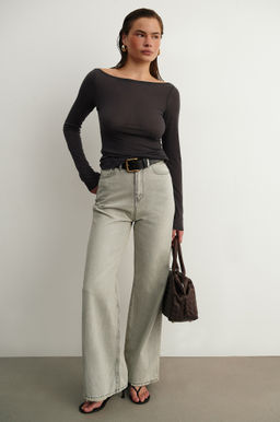 Лонгслив из трикотажа приталенного силуэта - Mollis фото 2