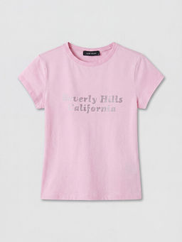 Beverly Hills Ta? Bask?l? Kad?n Ti??rt