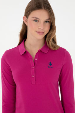 Женский базовый свитшот цвета фуксии Неожиданная скидка в корзине - U.s. polo assn фото 2