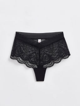 CONTE Трусы бразилиана BLACK SECRET LBR 1304 black - Conte elegant фото 3