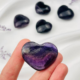 Сердце из Флюорита