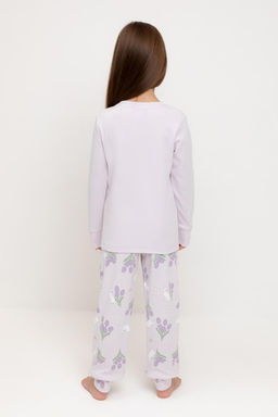 К 1541/нежная сирень,зайчики и тюльпаны пижама д/дет яс - Crockid фото 3