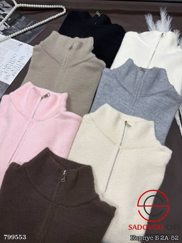 Кофта поло на молнии женская - Bruno фото 6