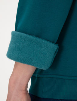 Z_mr_t 3 _plik Regular Fit __i Polarl_ Bisiklet Yaka Basic Sweatshirt