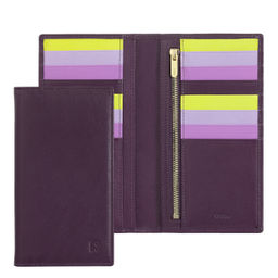 Итальянское кожаное портмоне DuDu серии Vulcano | темно-фиолетовый