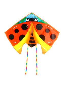 Воздушный змей Божья коровка, с леской - Funny toys фото 3
