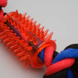 Игрушка тренировочная канатная Зубочистка, 65 г, микс цветов - Пижон фото 3