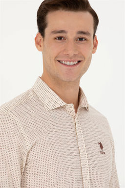 U. S. Polo Assn Мужская рубашка с длинным рукавом Stone - U.s. polo assn фото 9