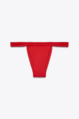 CURTAIN STRING BIKINI BOTTOMS - Zara фото 5