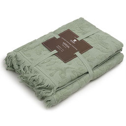 Набор махровых полотенец VERSAL 2 шт. (50х90 - 1 шт., 70х140 - 1шт.), 100% хлопок, 450 гр./кв.м. Сирень - Традиция фото 10