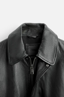 LEATHER JACKET - Zara фото 9