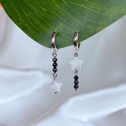 Серьги из Шпинели и Перламутра