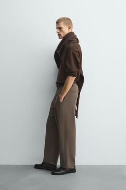 PLEATED RELAXED FIT TROUSERS - Zara фото 4