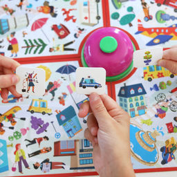 ElBascoKids / Настольная игра со звонком Глаз-Алмаз. Городок - El`BascoKids фото 4