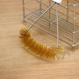 Щётка для чистки посуды и решёток-гриль Доляна, 23.511 см, с металлической щетиной фото 2