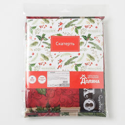 Скатерть Доляна Love 145220 см, 100% п/э  фото 5