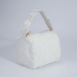 Сумка-багет на молнии, цвет белый - Simaland фото 2