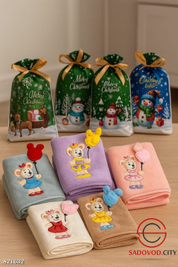 Набор полотенце в мешочке (2шт)