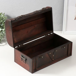 Шкатулка сундук дерево "Виттория" 29,5х16х15,5 см