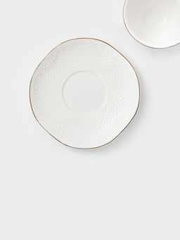 Кофейная пара WY Empire, чашка 100 мл, блюдце d=6.8 см, фарфор, белый