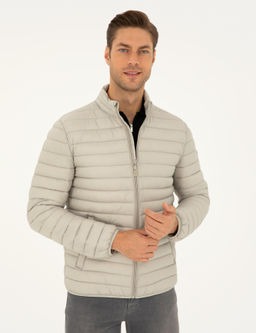 Bej Kapitone Spor Mont - Pierre cardin фото 3