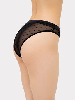 Цена за 2 штуки! Трусы женские слипы в черном цвете