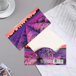 Цена за 10 шт. Конверт для денег Лавандовое поле 17х8,5 см - Simaland фото 2