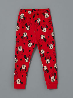 Beli Lastikli Minnie Mouse Bask?l? K?z Bebek Pijama Alt