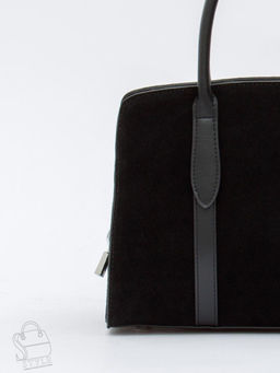 Сумка женская кожаная 8007-1S black Velina Fabbiano-Safenta