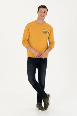 U. S. Polo Assn / Мужской горчичный свитшот - U.s. polo assn фото 18